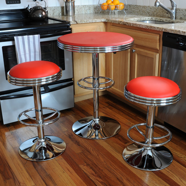 Retro pub table and chairs new arrivals